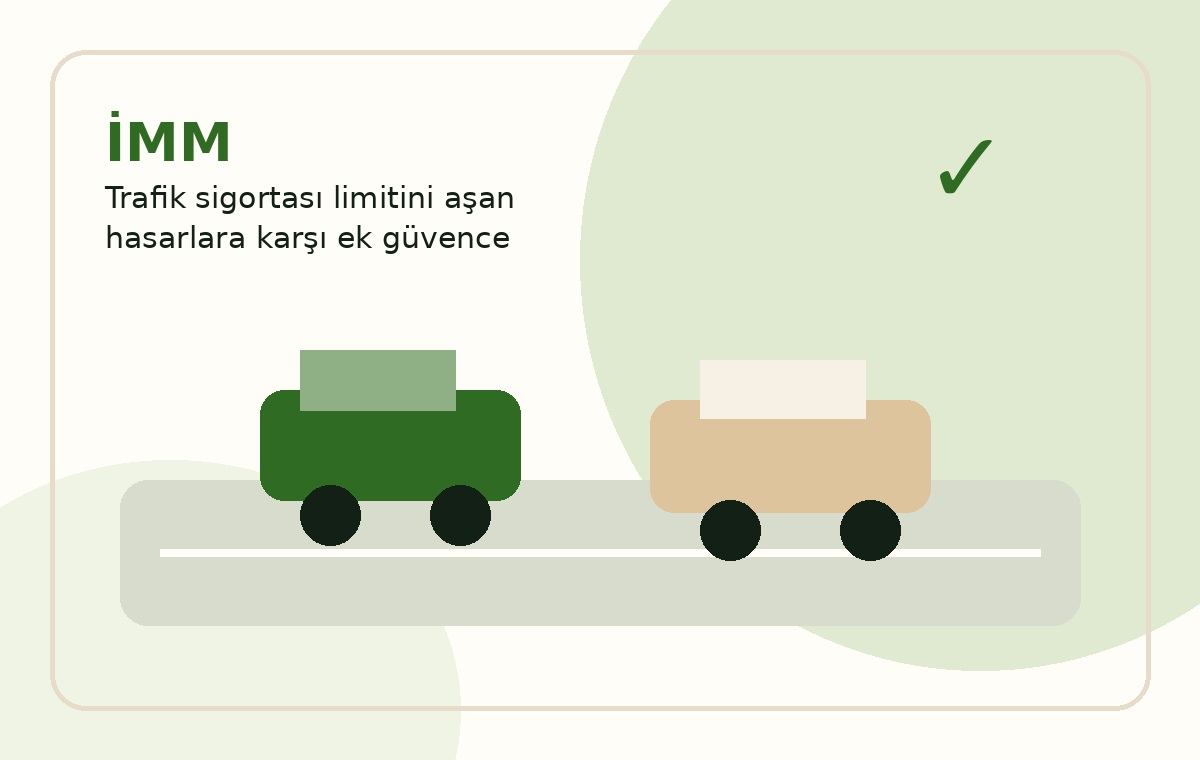 Sadece trafik sigortası olanlar için İMM teminatı