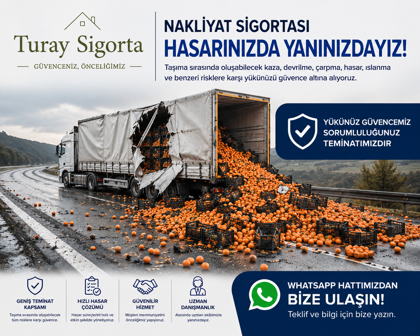 Nakliyat sigortası hasar vaka analizi